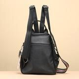 Lisa Leather Backpack Black