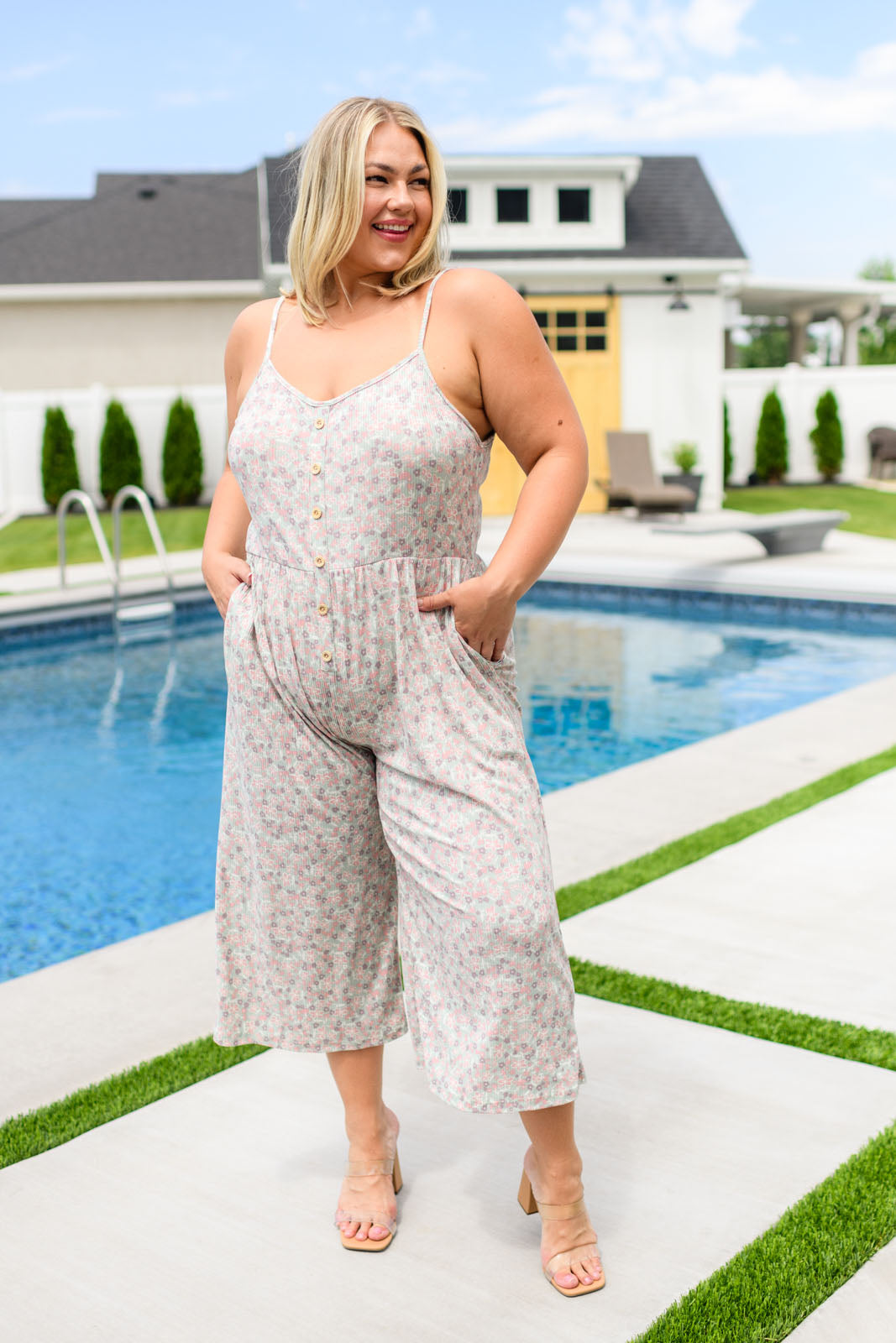 Lucky In Love Floral Jumpsuit