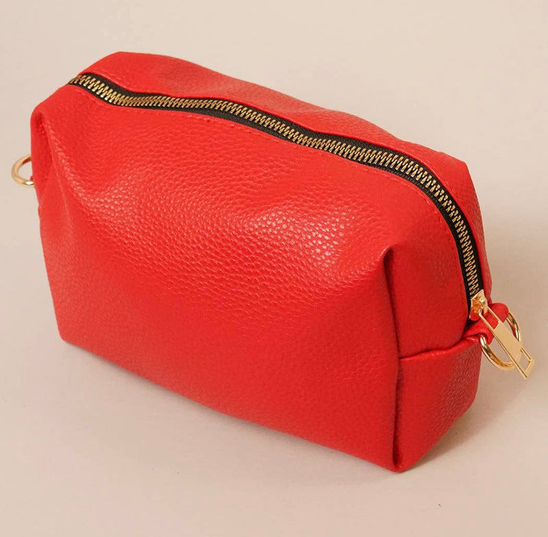 Small Crossbody Bag with Webbed Strap