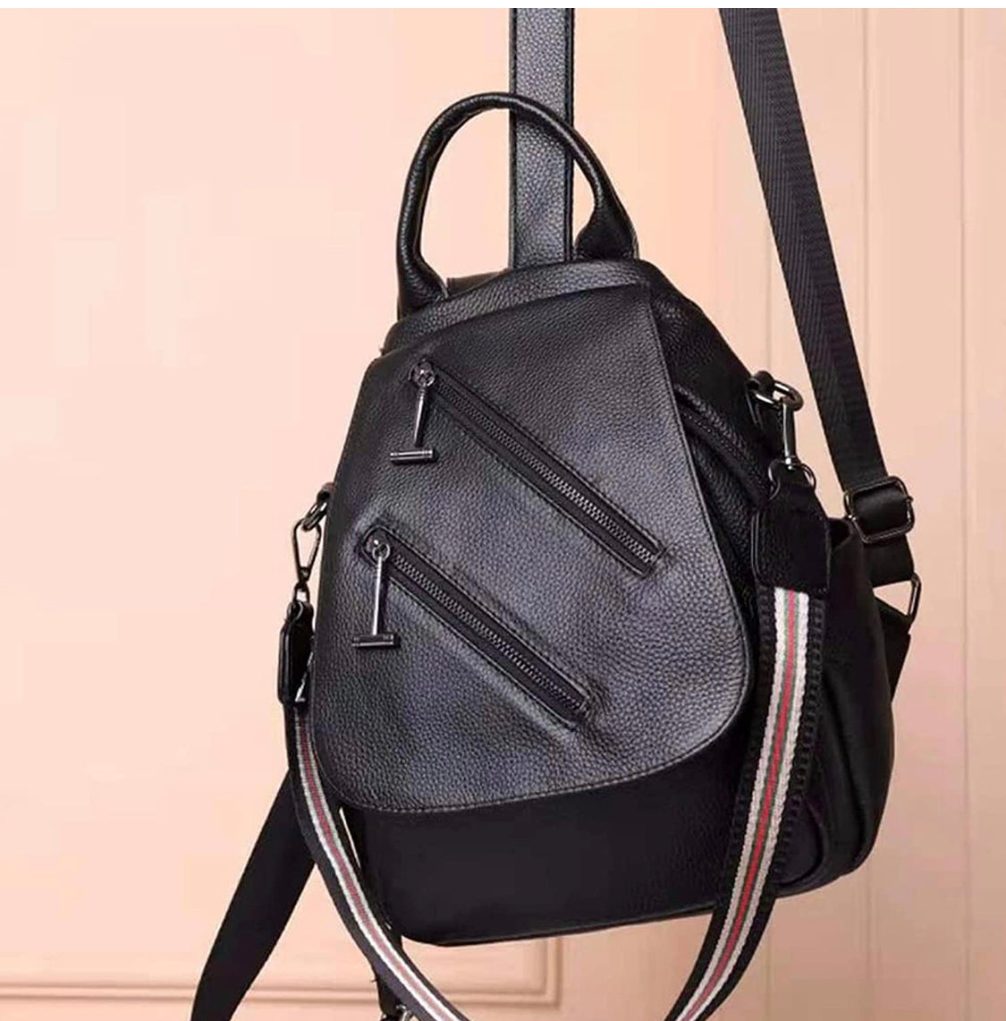 Women Small Travel Backpack Purse In Waterproof Nylon W-Multi Pockets –  Pikobag
