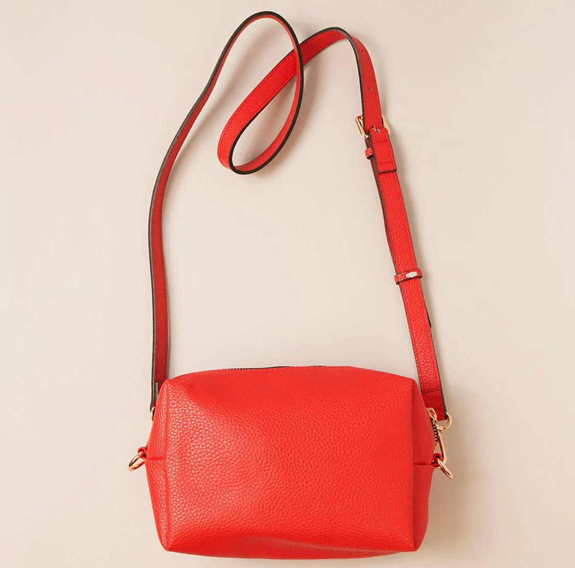 Small Crossbody Bag with Webbed Strap